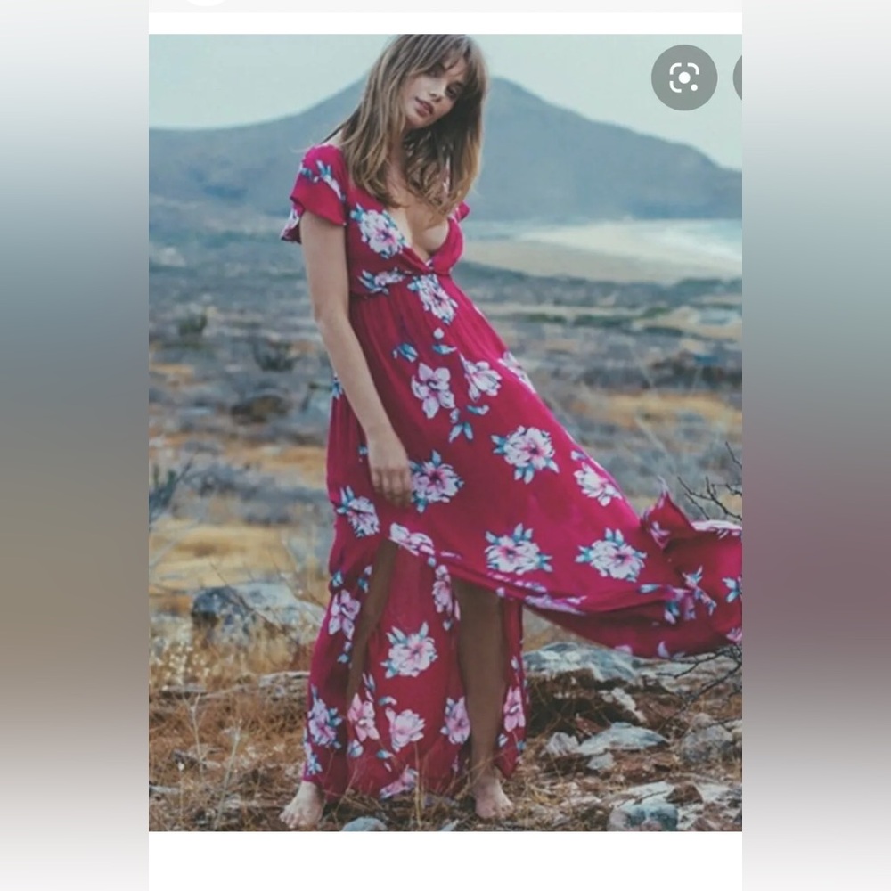 Billabong “flutter in the rain” dress